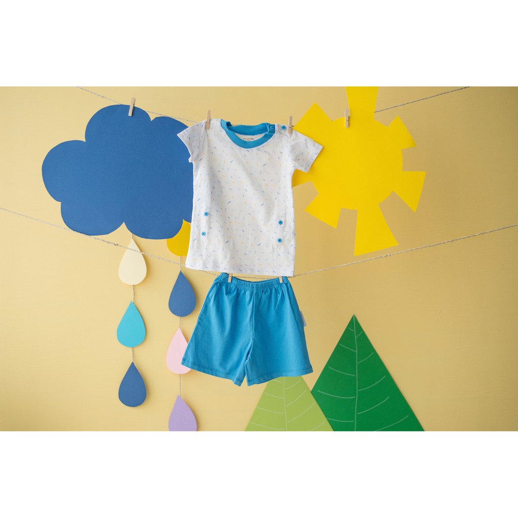 Setelan Oblong Pendek 6-9 9-12 Bayi Anak Basic Boogie baby / Candy Land Series Top Basic Midi Pants