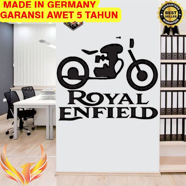 

TERMURAH Wall StIcker Stiker Royal Enfield Cuting stiker oracal material Phoenix Star
