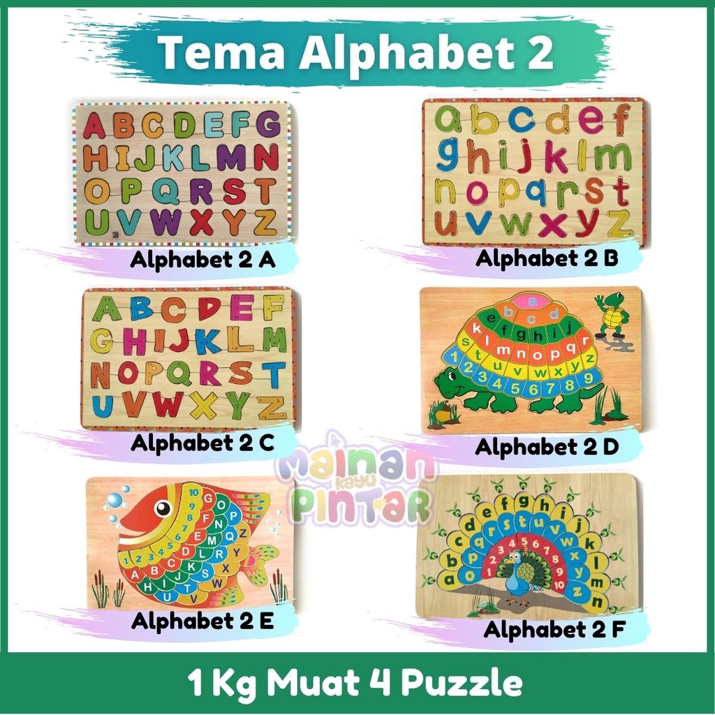 Puzzle Kayu Mainan Kayu Pintar Terlengkap Bisa COD