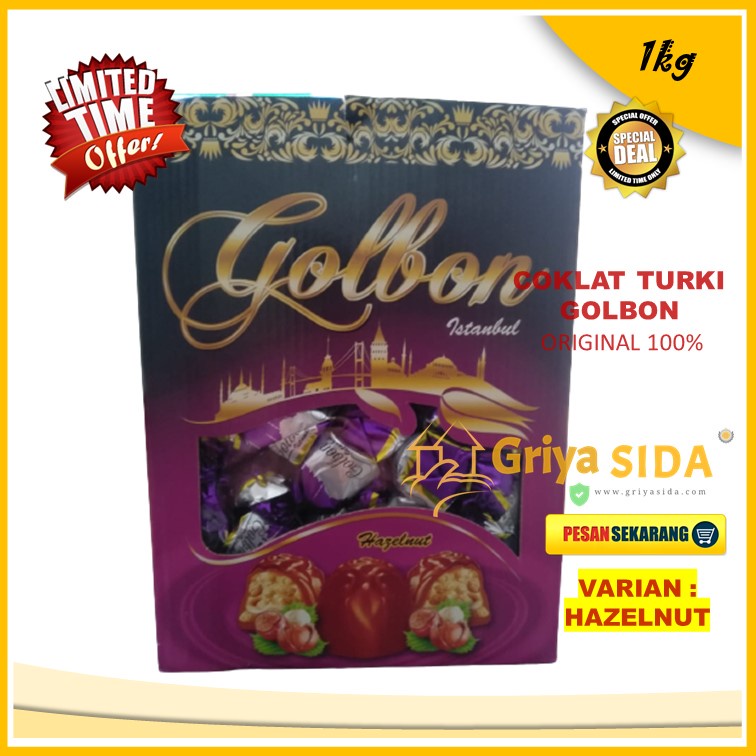 Coklat turkey 1kg coklat arab Golbon turki hazelnut 1kg bukan elvan amanda