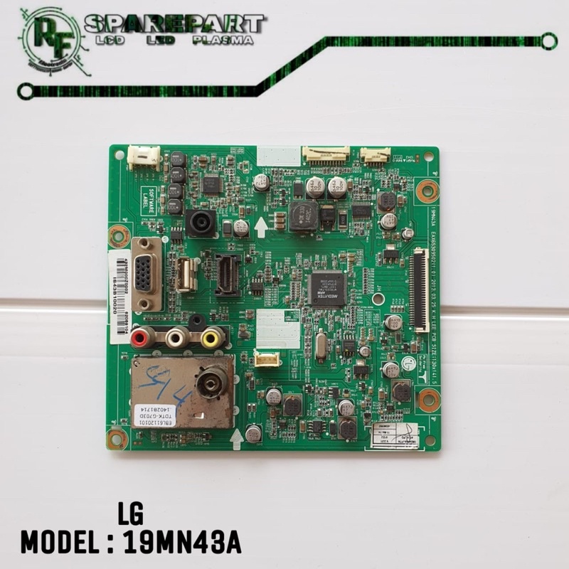 MB MOBO MAINBOARD MOTHERBOARD MESIN TV LED LG 19MN43A 19MN43 A