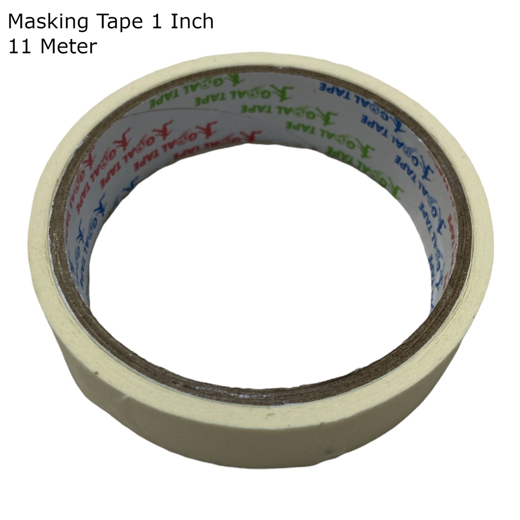 KeiKei Masking Tape 24 MM Lakban Kertas 1 Inch 1 Pcs