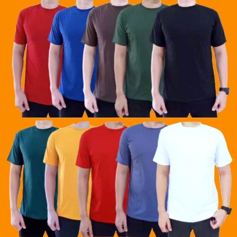 kaos polos murah / kaos sablon murah / oblong polos / kaus polos katun / Tshrit distro / baju berduka