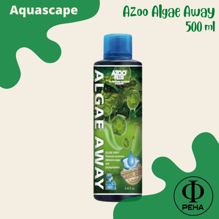 Azoo Algae Away 500 ml - Penghilang Algae Aquascape Aditif Aqua Scape