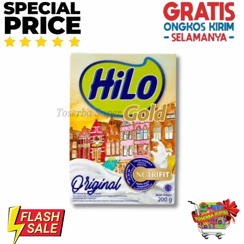 

HILO GOLD 2 VARIAN RASA 200G / SUSU PENAMBAH TINGGI TERMURAH