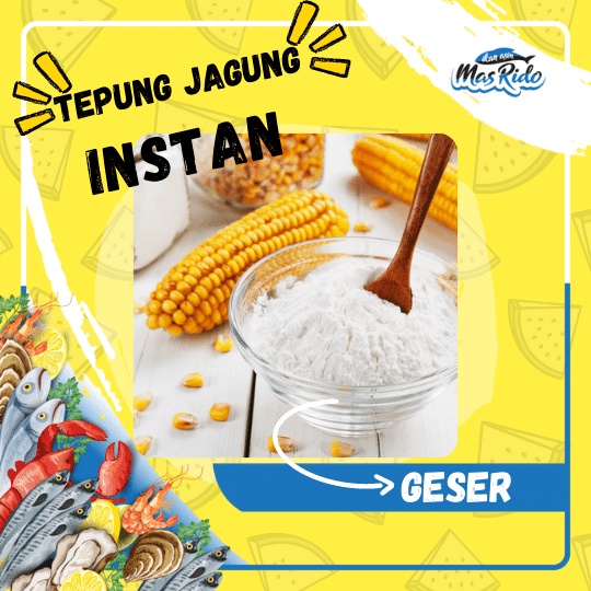 

Tepung Jagung Pati Jagung Halus Organik Polenta Corn Starch Premium