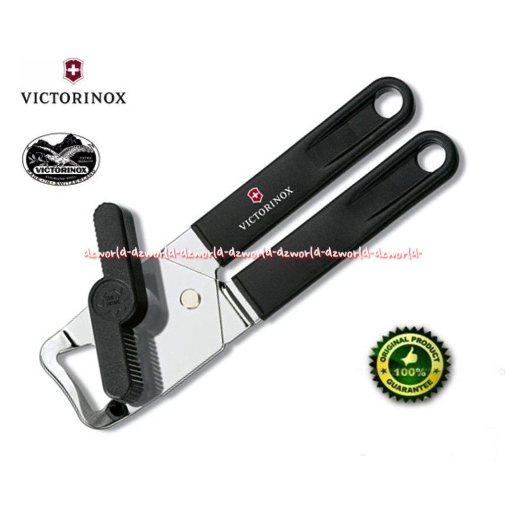 Victorinox Universal Cooper Pembuka Kaleng Universal Bisa Untuk Semua Jenis Kaleng Sarden Makanan Warna Hitam Dan Merah