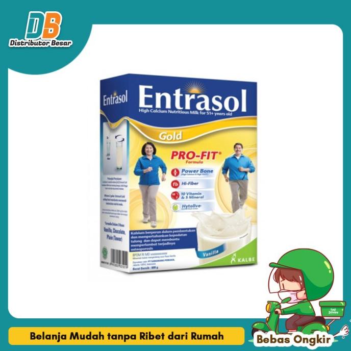 

[COD] Susu Entrasol Gold Vanila 600 gram [COD]