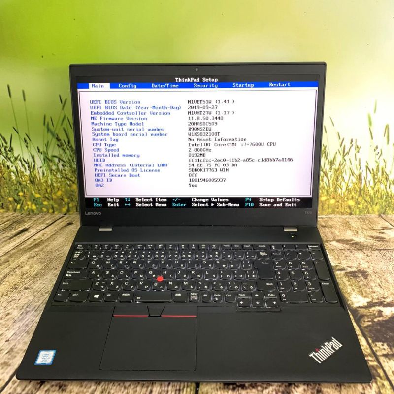 Lenovo Thinkpad T570 Intel Core i7 Gen 7 Second Bergaransi