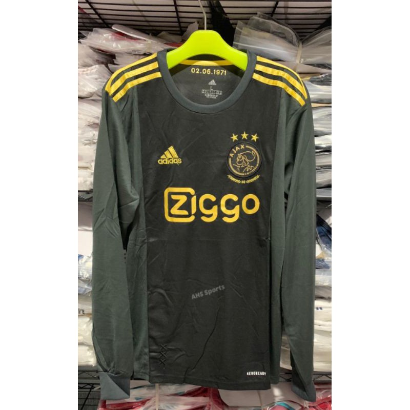 JERSEY AJAX 3RD THIRD LS LONGSLEEVE 20 21 2020 2021 BAJU BOLA LENGAN PANJANG LONG GO GRADE ORI