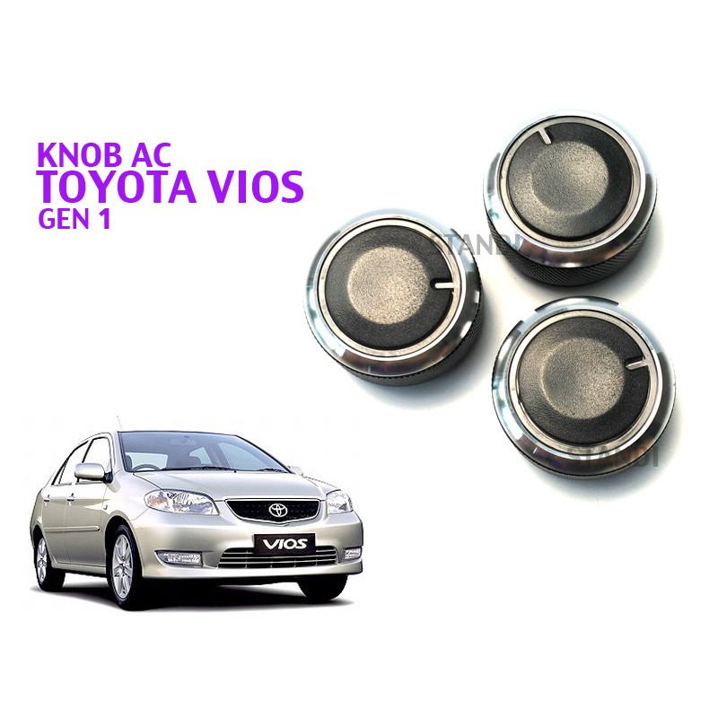 Knob AC Elegan Bundar Toyota Vios Limo Generasi 1