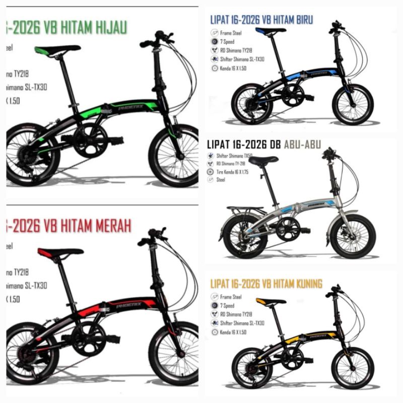 Sepeda Lipat 16 Phoenix 2026 DB