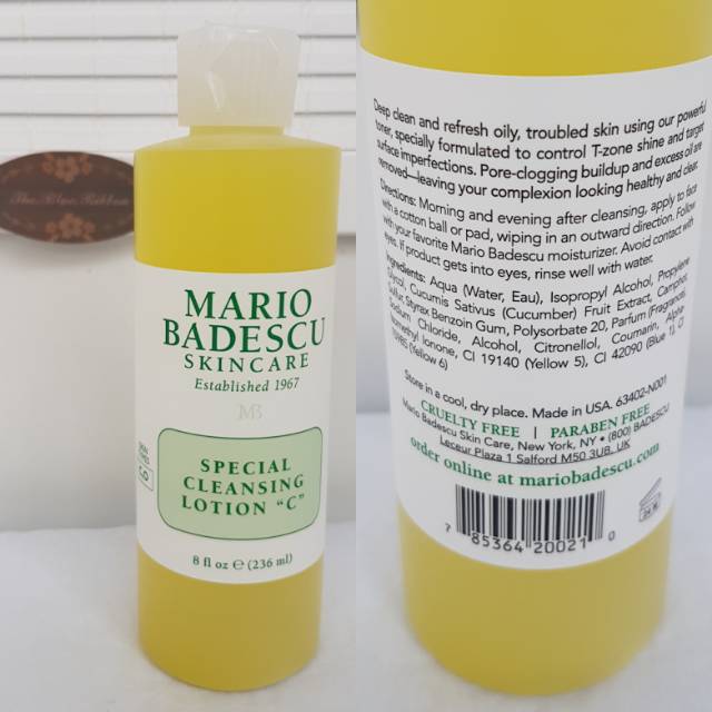 MARIO BADESCU TONER (SPECIAL CLEANSING O , KERATOPLAST , WITCH HAZEL , ALOE VERA)