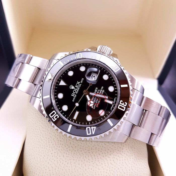 Jam Tangan Pria Mewah Rolex Submariner Black Dial Super Grade AAA