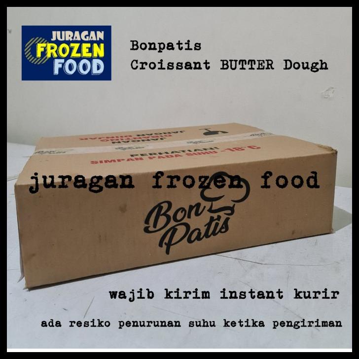 

TERBARUU!! BONPATIS Croissant Butter Dough Adonan Croffle Waffle 30 Gr 160 pcs TERBARU