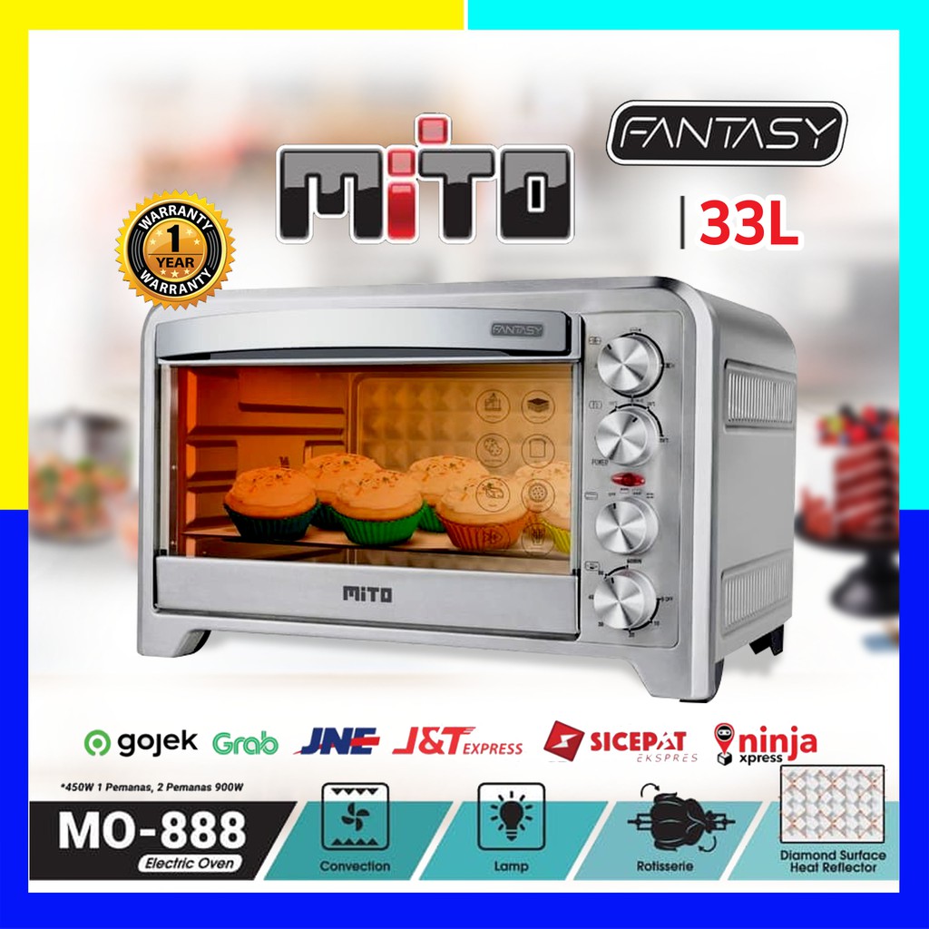 Mito MO-888 Electric Oven 33 Liter Fantasy