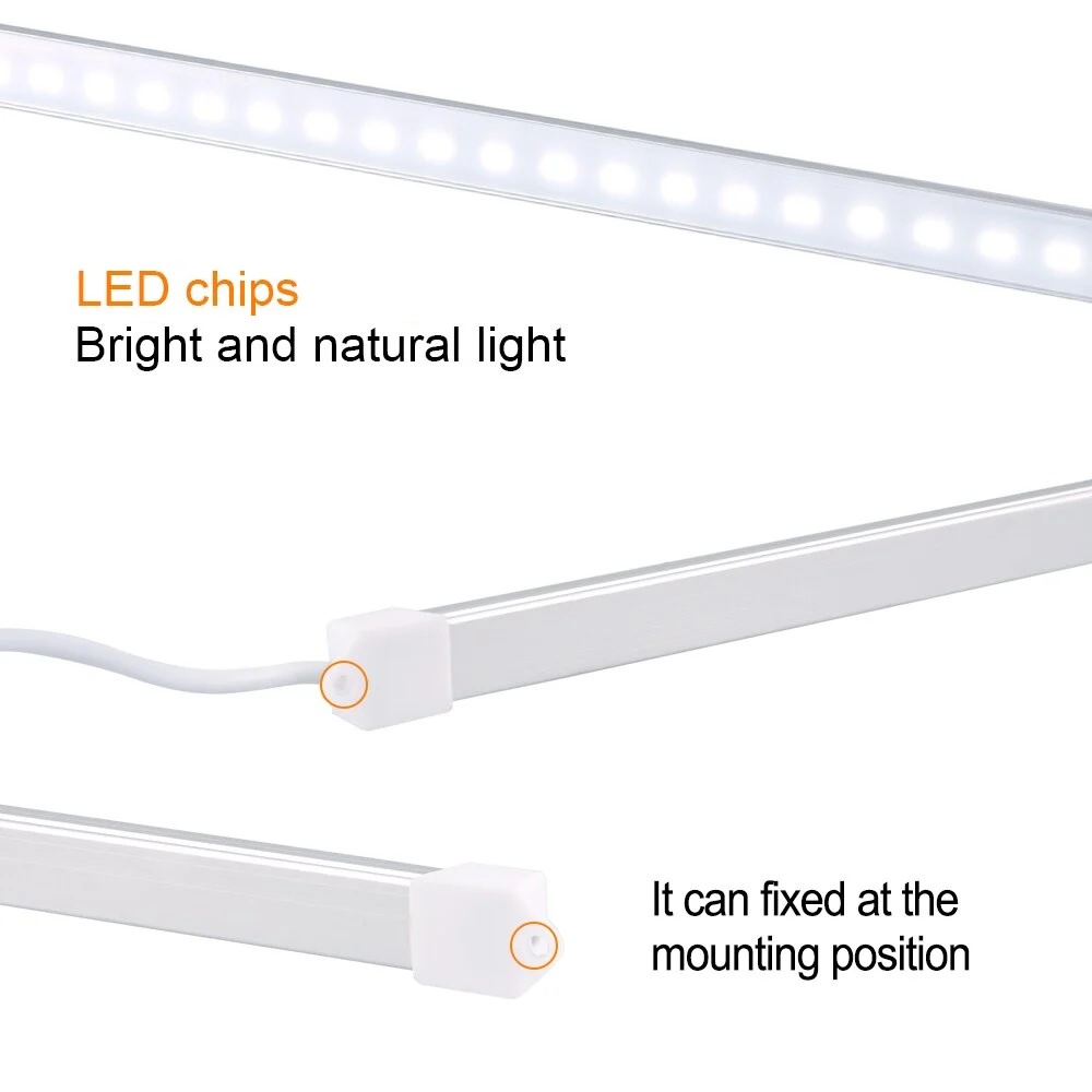 LED Strip Tube Adjustable Light 30cm - Lampu USB 5V Portabel