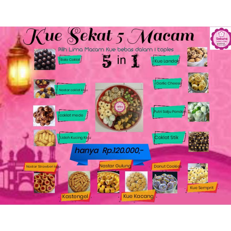

kue sekat 5 macam
