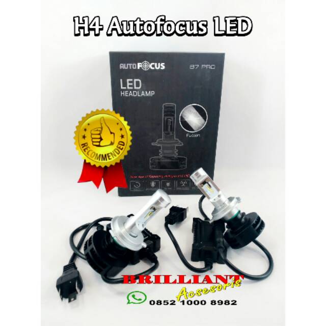 LED Autofocus Fluxbeam [H4/H3/H7/H8/H11/H27/HB3/Hb4] Super Terang *Led type Terbaru*