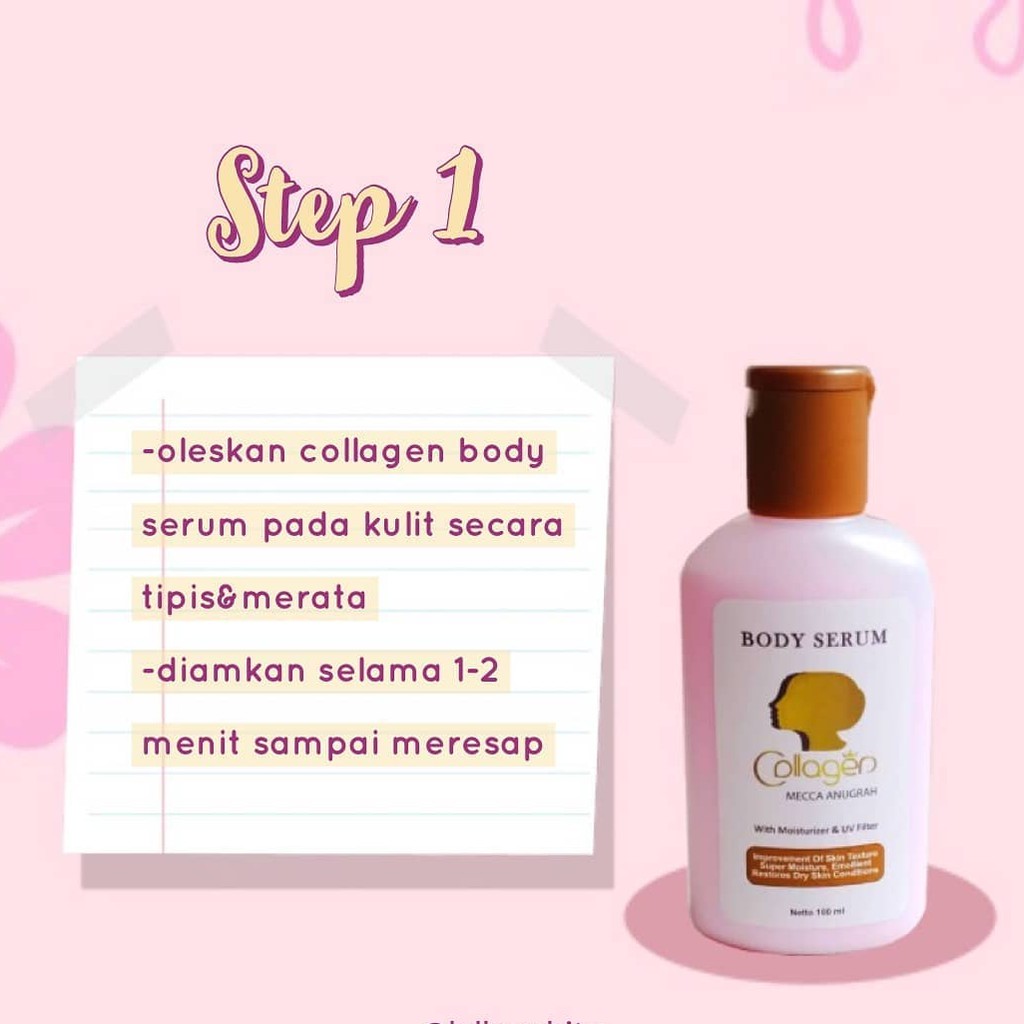 SYB Body Serum Whitening L-Glutathione / Sparkling With Glitter / Collagen by Mecca Anugrah BPOM