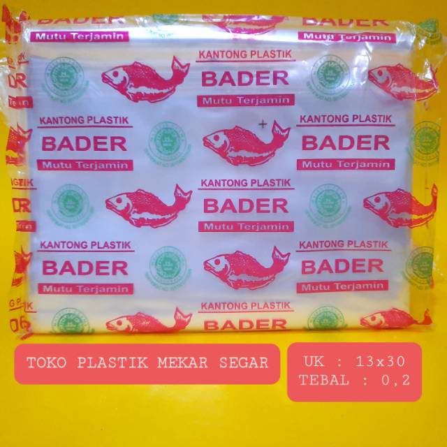 Plastik PP Bader Uk 13x30 Tebal 0,2