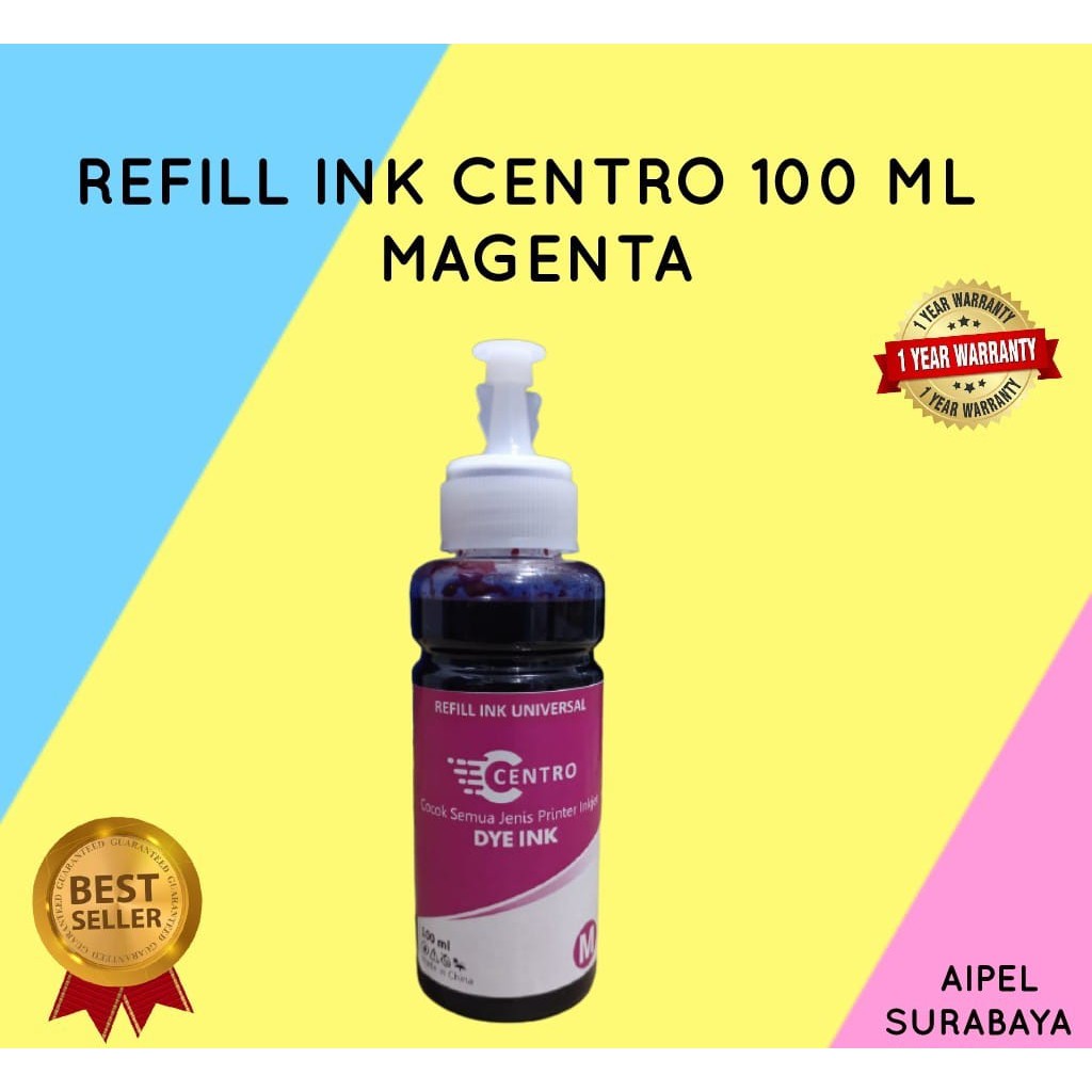 RIC100M | REFILL INK CENTRO 100 ML MAGENTA