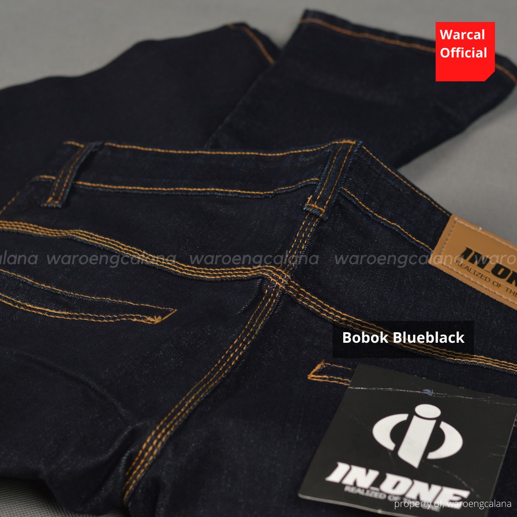 In One Jeans Saku Bobok Blueblack