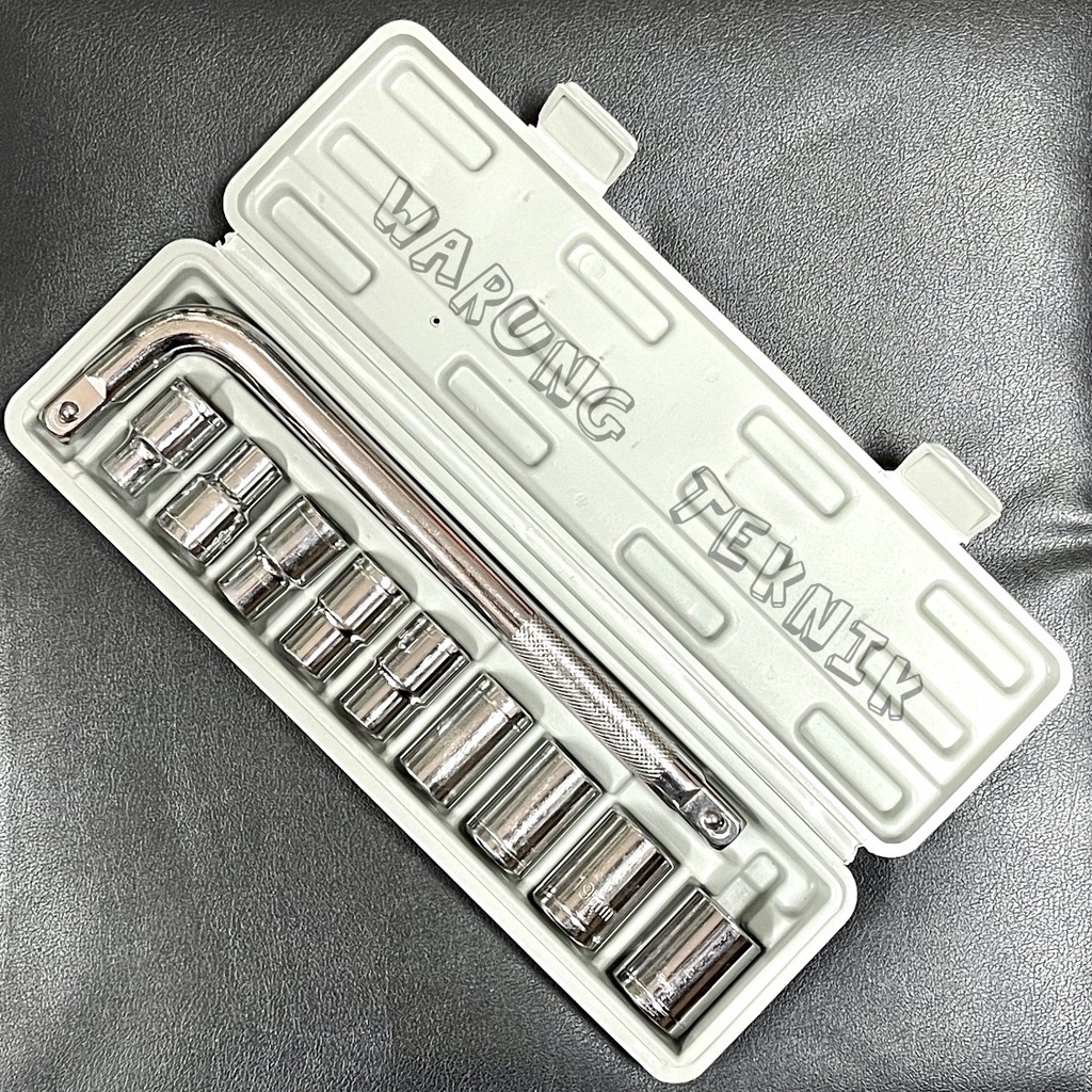 SOCKET WRENCH SET 10 PCS 1/2&quot; DR - kunci sok set - kunci shock set - sock set