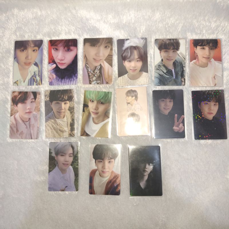 photocard Suga BTS (butter suga,persona suga,mots7 suga)