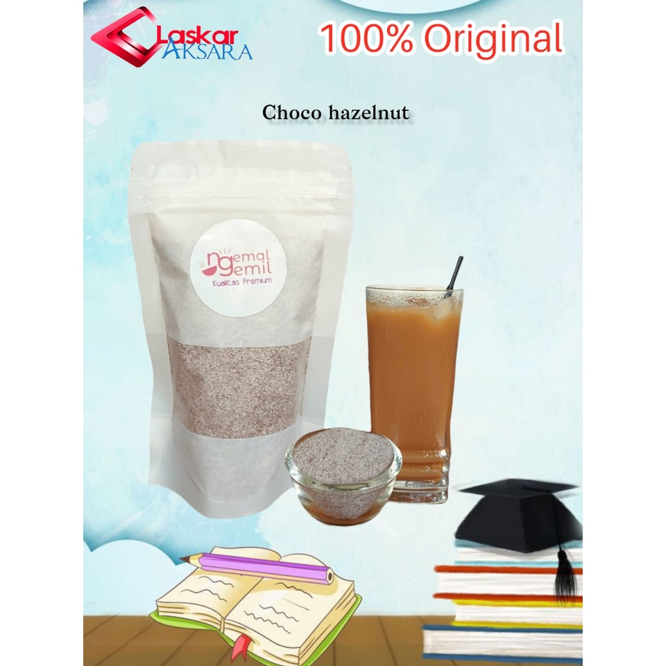 

Minuman Bubuk Rasa Choco Hazelnut // Premium
