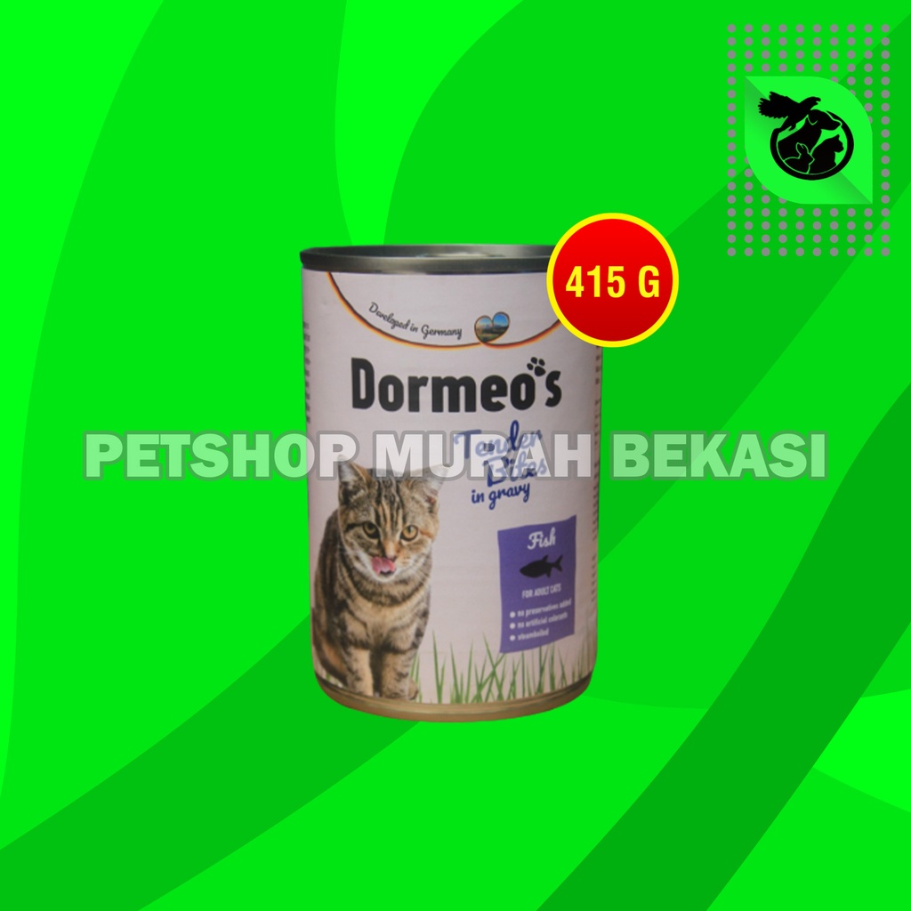 Makanan Basah Kucing Kaleng Cat Wet Food Dormeos 415 gram