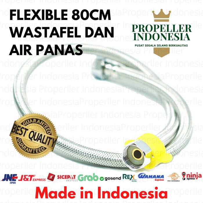 Selang Fleksibel 80CM Kloset Shower Anyam Washtafel PROPELLER bisa air panas