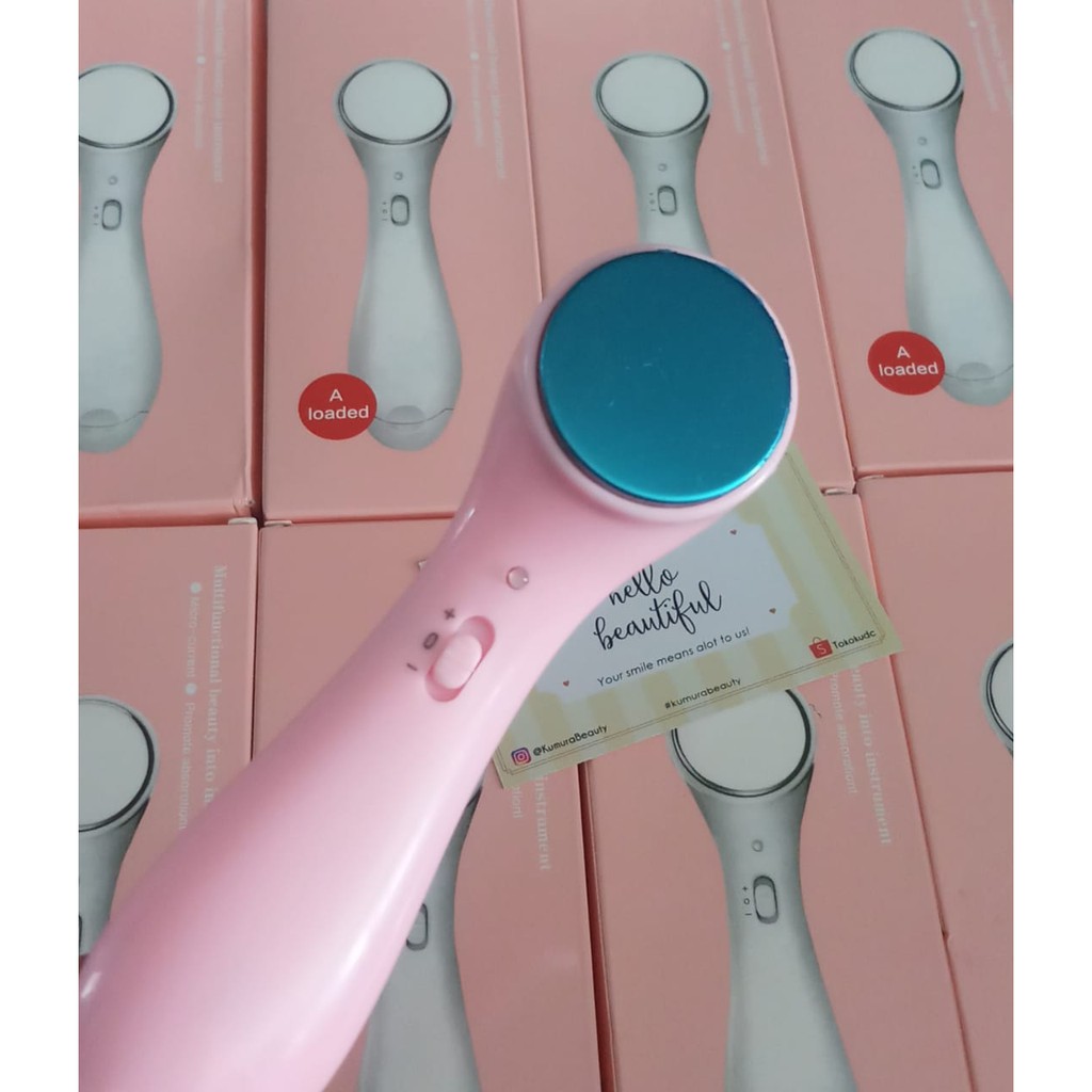 SETRIKA WAJAH ION FACE MASSAGER MULTIFUNCTIONAL BEAUTY INTO INSTRUMENT VIBRATION IONTOPHORESIS