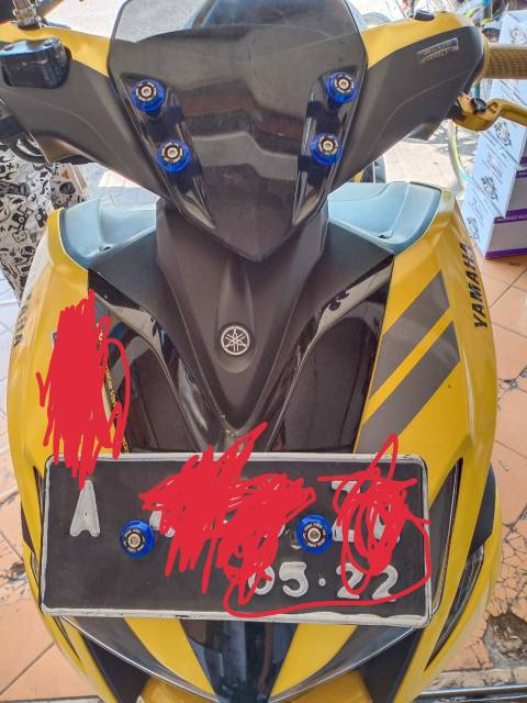 Jalu monel cnc serba guna jalu spakbor - visor - body knalpot dll nmax pcx lexi aerox ninja cb dll