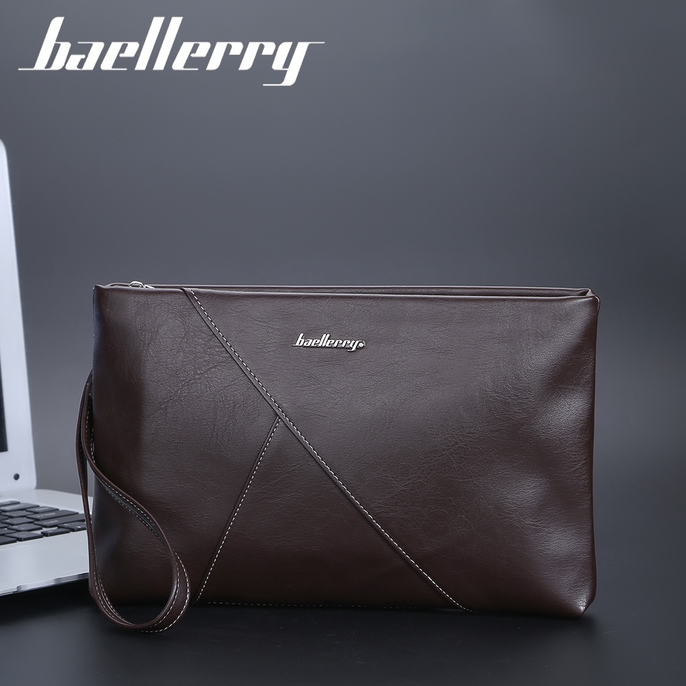 BAELLERRY S1130 Clutch Pria Wanita Bahan Kulit PU Leather Premium WATCHKITE WKOS