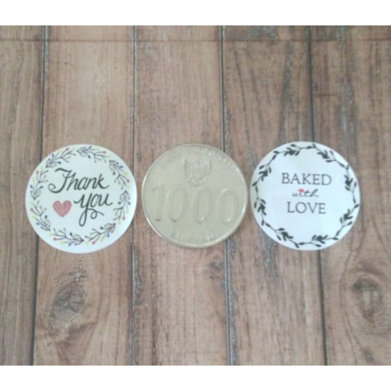 [PER 10 PCS] STIKER LABEL THANK YOU/THANK YOU STIKER PART 1