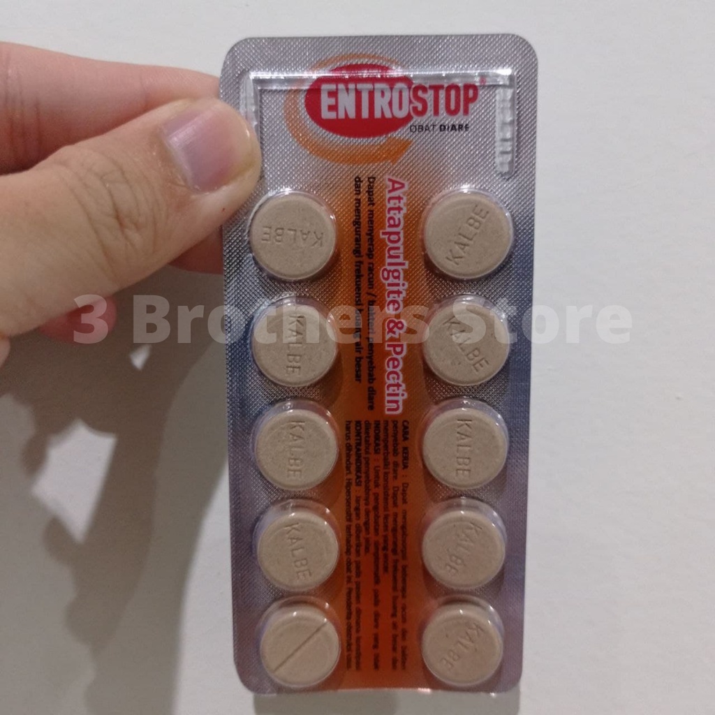 Entrostop Box isi 20 Tablet Obat Diare Mencret Gangguan Pencernaan