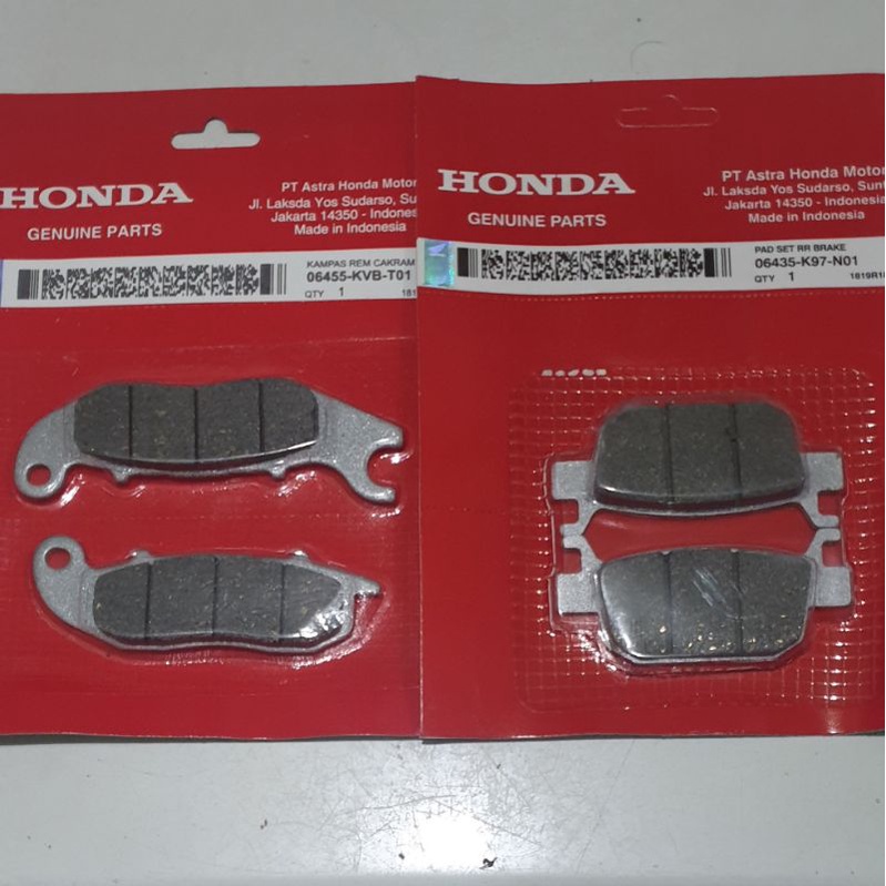 KAMPAS REM PAKET DEPAN BELAKANG ADV 150 ABS PCX 150 ABS LOKAL
