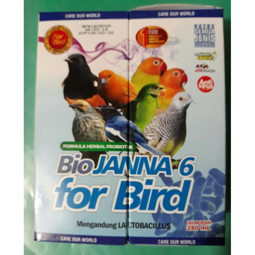 

biojana 6 for bird probiotik herbal utk burung LIMITED EDITION