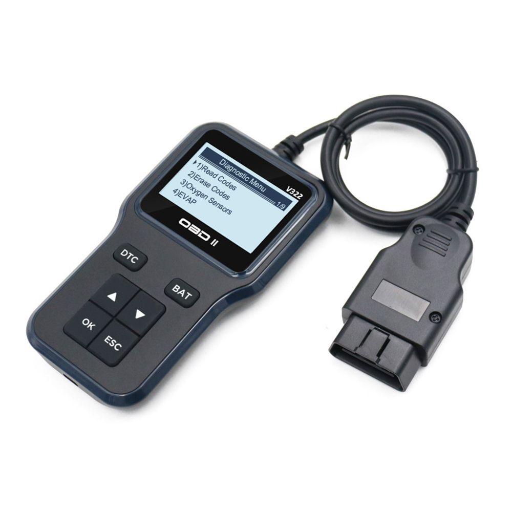 Preva OBDII Code Reader Desain Baru Mobil Faalt Diagnostik Instrumen Kesalahan Kode Diagnostik Pendeteksi Kesalahan