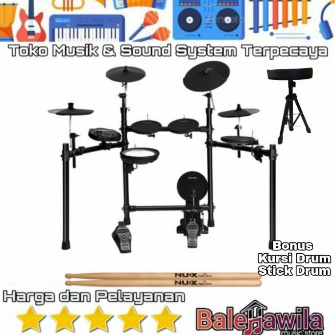 Drum Elektrik Electric Drum Set Nux Dm5 S Dm5S Dm 5 S Garansi Resmi