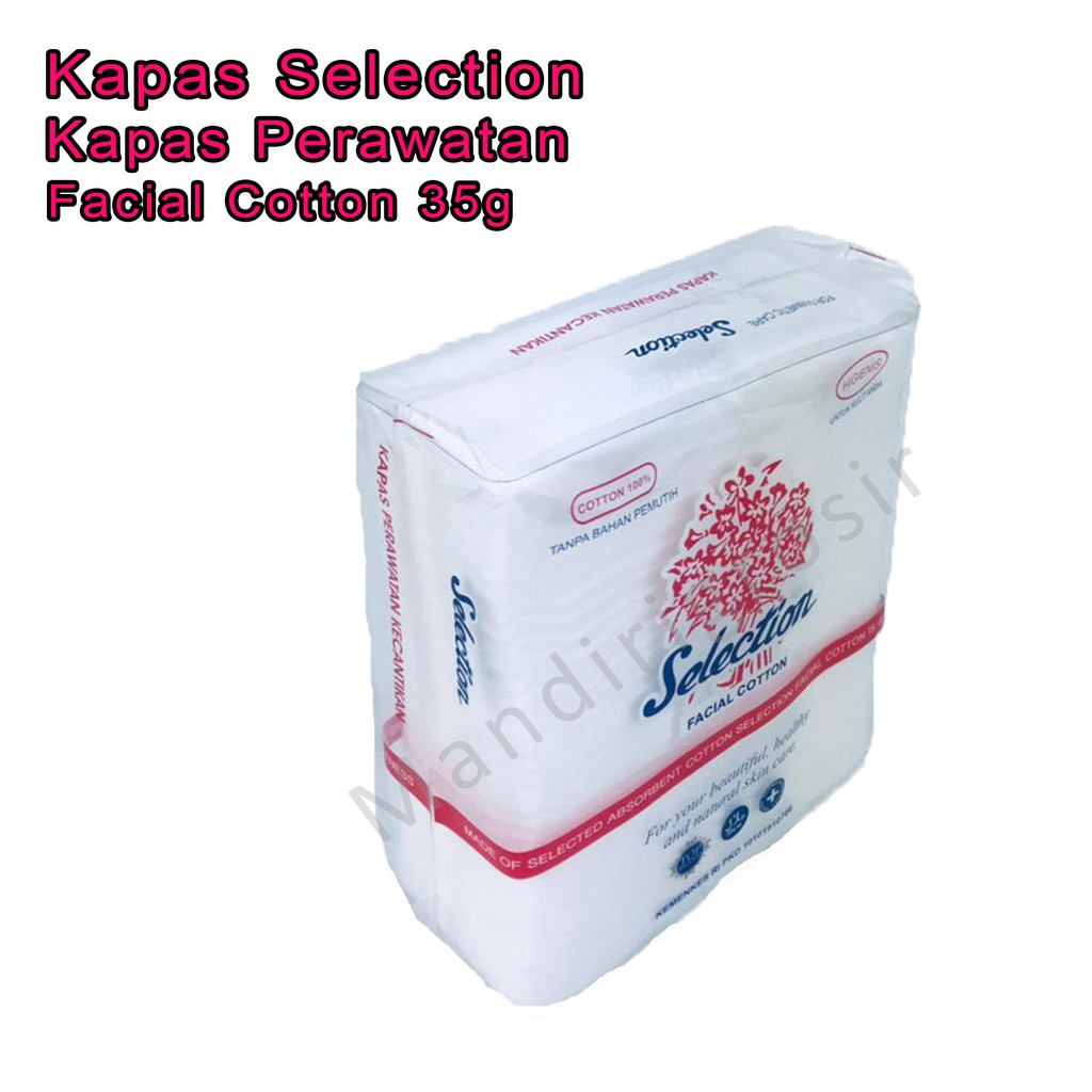 Perawatan wajah * Facial Cotton * Kapas Selection * 35g