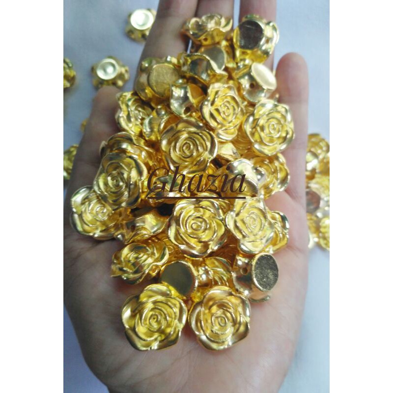 RESIN MAWAR GOLD 12 PCS - BAHAN BROS