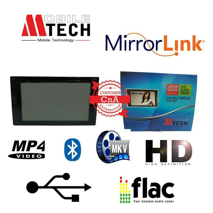 double din m tech 8701 / tv mobil m tech 8701 mirror link