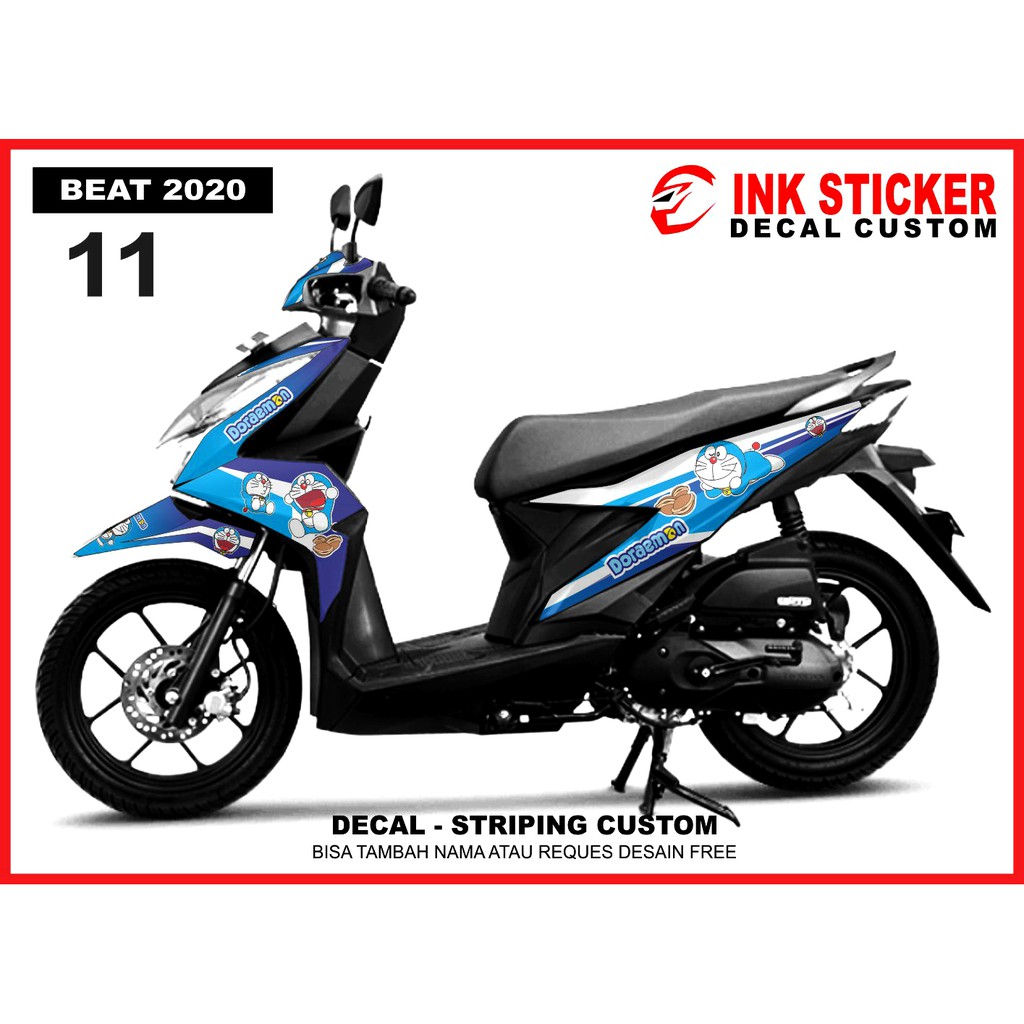 Sticker Decal BEAT2020 11 motif Doraemon