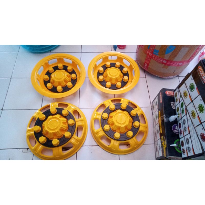 wheldop,wildop,dop truk diamond R15/R16 plastik (4biji)
