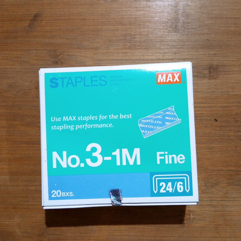 

ISI STAPLES BESAR MAX NO 3 ISI 20 PCS
