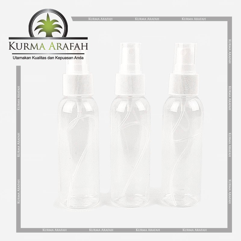 Botol Spray PET 100ml Bisa Untuk Hand Sanitizer Parfum Sprayer Putih