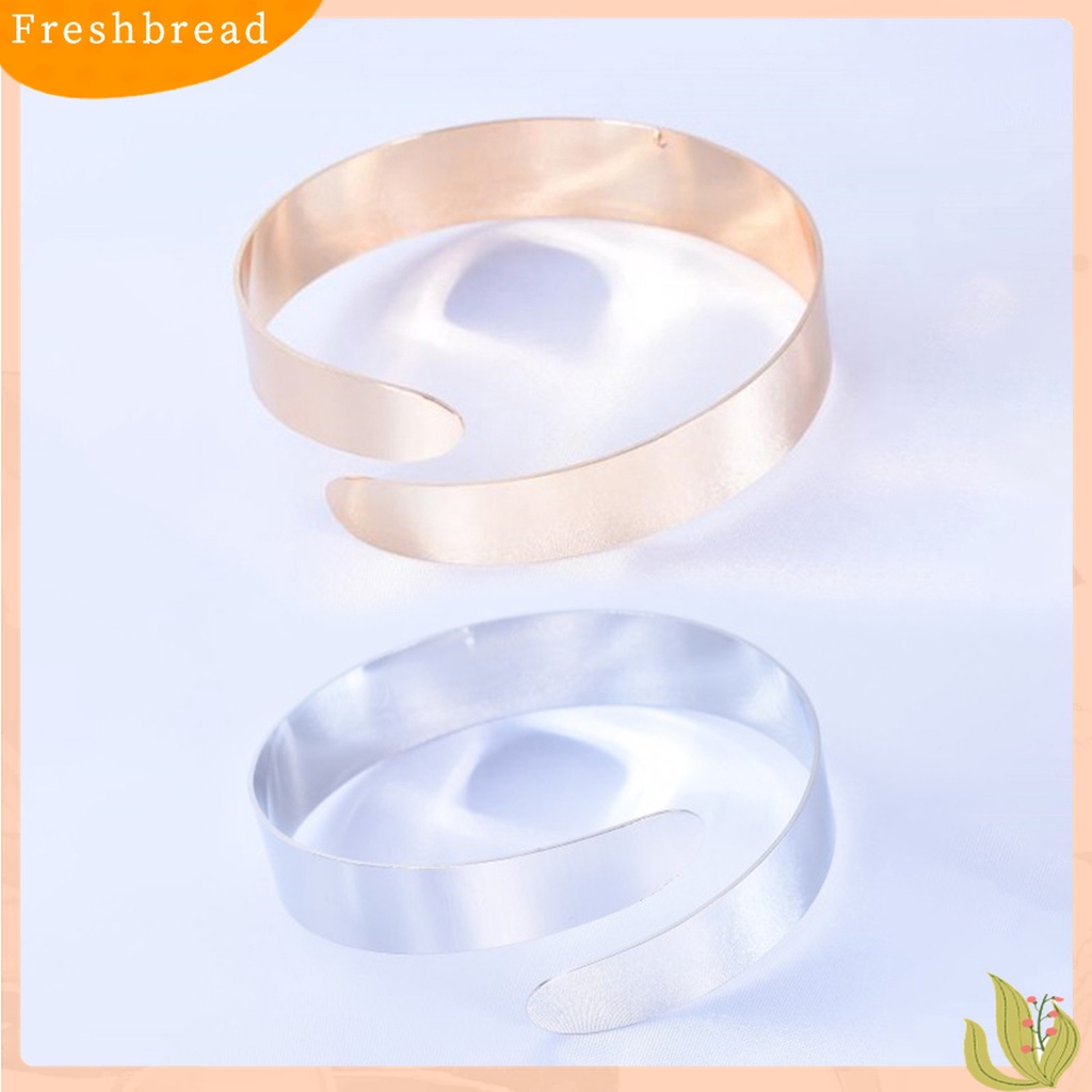 【Fresh】Women's Punk Simple Coiled Spiral Upper Arm Cuff Armlet Armband Bangle Bracelet