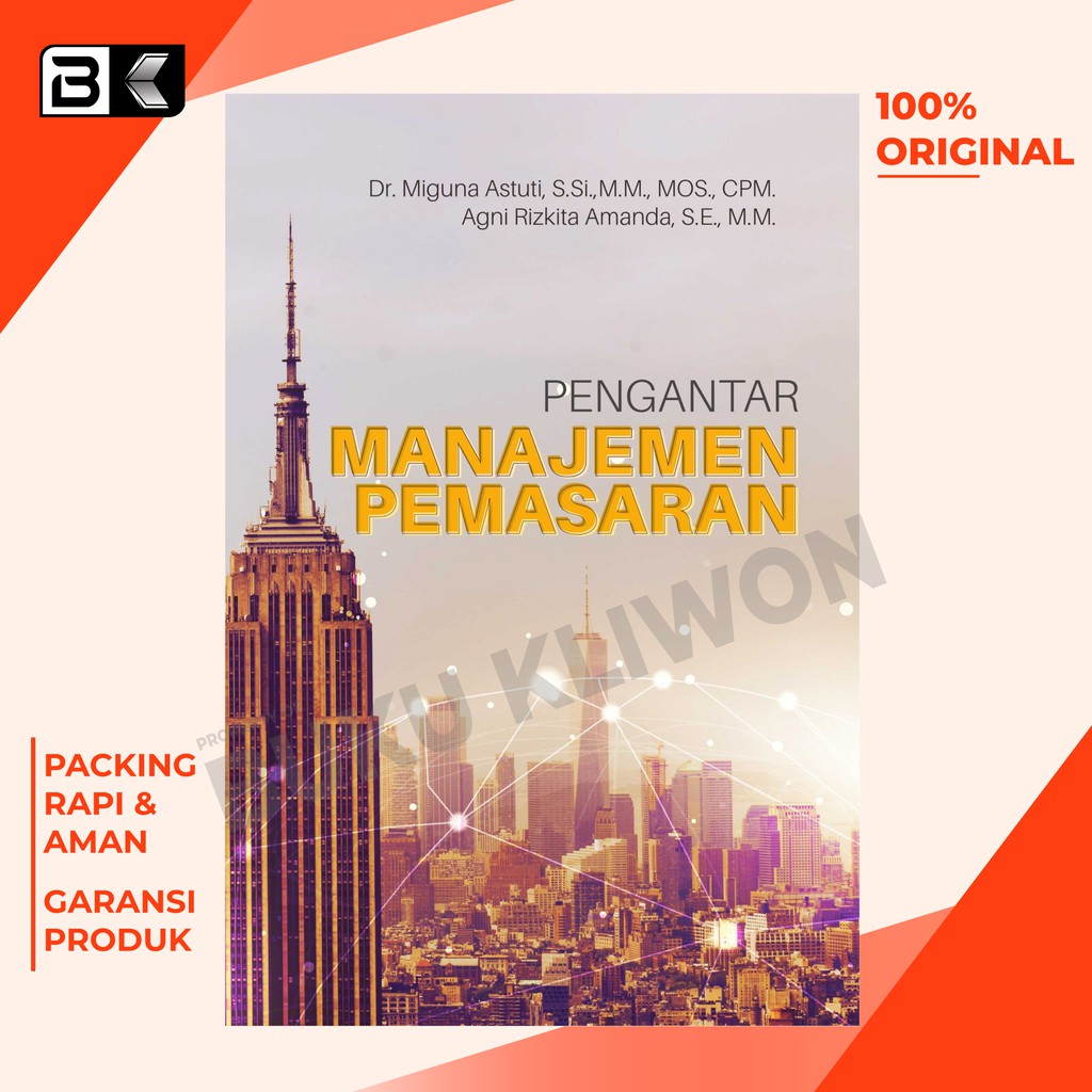 Jual Buku Pengantar Manajemen Pemasaran Miguna Astuti Tahun 2020